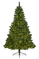 Everlands Kerstboom imperial pine210cm+ledverlicht - thumbnail