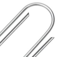 Grondharingen 25 st U-vormig 15x3,5 cm gegalvaniseerd staal - thumbnail