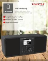Telestar TOP 250 Schwarz Transistorradio met internetradio DAB+, Internet, VHF (FM) Zwart - thumbnail