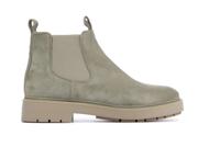 VIA VAI Dames Enkellaarsjes in Suede (Groen) - thumbnail