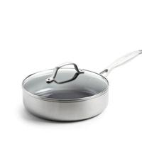 GreenPan Geneva Hapjespan 24 cm RVS - thumbnail