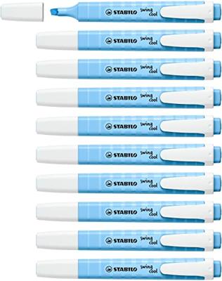 STABILO swing cool markeerstift, pastelblauw