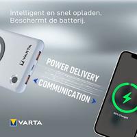 Varta Wireless Power Bank 10000 laadkabel USB-C 18W 57913101111 - thumbnail