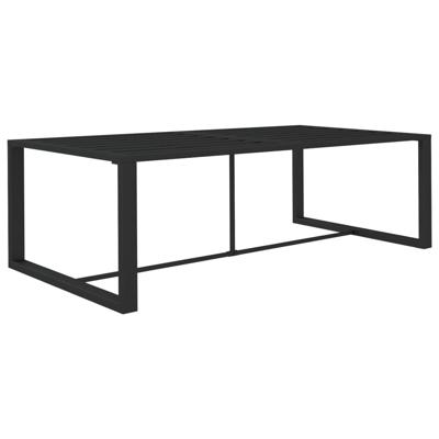 7-delige Loungeset met kussens aluminium antracietkleurig - thumbnail