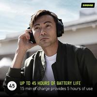 Shure SBH50G2-BK - professionele draadloze hoofdtelefoon AONIC 50 met ANC-systeem (zwart) - thumbnail