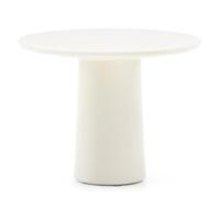 Kave Home Albanella salontafel Ø65 cm Wit - thumbnail