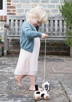 Classic World world houten kwispel hondje - thumbnail