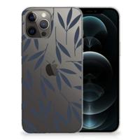 iPhone 12 Pro Max | TPU Case | Leaves Blue - thumbnail