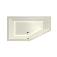Xenz Society Hoekbad - 160x90x53 - afvoer Midden - Links - acryl - pergamon 6881-02 - thumbnail