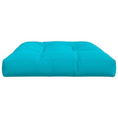 Palletkussen 120x80x12 cm stof turquoise - thumbnail