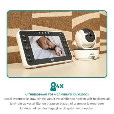 Alecto DVM200XL Babyfoon Wit/Grijs