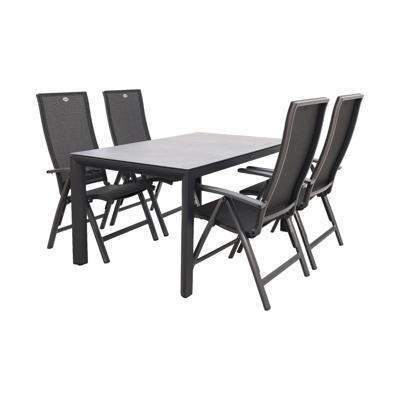 Hartman Valentino/Baltimor 150 cm. verstelbare tuinset - 5-delig