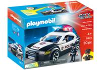 PLAYMOBIL City Action politiewagen met zwaailicht 5673 - thumbnail
