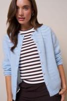 Bibi mohair cardigan - pastel blue - 13457 - thumbnail