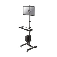 Neomounts FPMA-MOBILE1700 PC/monitor-trolley Aantal monteerbare displays: 1 Display(s) 25,4 cm (10) - 81,3 cm (32) Zwart Zwenkbaar, Roteerbaar, Kantelbaar, In - thumbnail