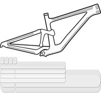 Lizardskins Lizard skins lizard skins beschermfolie transparant frame kit - thumbnail