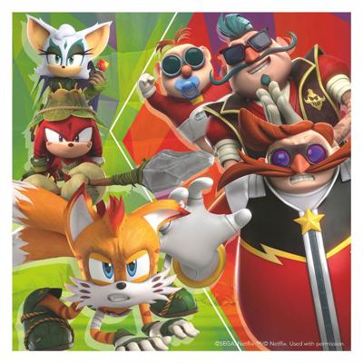 Ravensburger - sonic prime legpuzzel 3x49st.