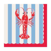 Duni Servetten Crayfish Tide 33cm - thumbnail