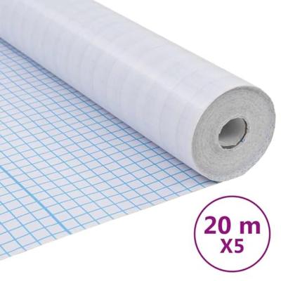 VidaXL Raamfolies strepenpatroon mat pvc