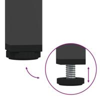 Dressoir 68x39x73,5 cm koudgewalst staal zwart - thumbnail