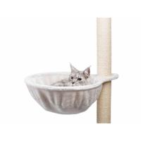 TRIXIE HANGMAND XXL VOOR KRABPALEN EXTRA-STRONG PLUCHE LICHTGRIJS 45X45 CM - thumbnail