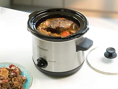 Bestron ASC150 Slowcooker 1.5L RVS/Zwart Bestron ASC150 Slowcooker 1.5L RVS/Zwart