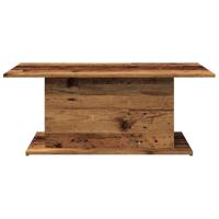 Salontafel 102x55,5x40 cm bewerkt hout oude houtkleurig - thumbnail