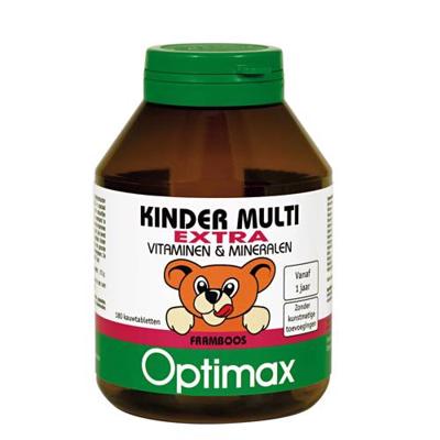 Optimax Kinder multivit extra (180 Kauwtab)