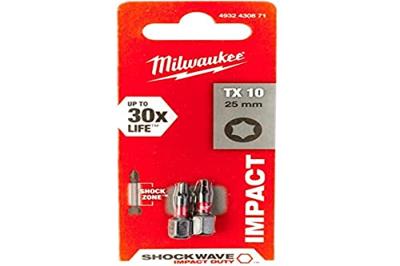 Milwaukee SHOCKWAVE™ IMPACT DUTY schroefbits TX10 x 25 mm VE=2 - 4932430871