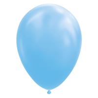 Globos Ballonnen lichtblauw 30cm, 10st. - thumbnail