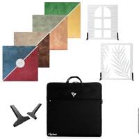 V-Flat Textured Kit (4x Duo Boards 24x24" - 2 Shadow Boards, Travel Bag, Duo Legs) - thumbnail
