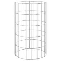 VidaXL Gabion paal rond ø30x50 cm gegalvaniseerd staal - thumbnail