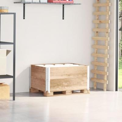 VidaXL Palletopzetranden 2 st 80x60 cm massief grenenhout VidaXL Palletopzetranden 2 st 80x60 cm massief grenenhout