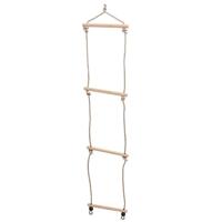 Schommelzitje met touwladder polyetheen blauw - thumbnail