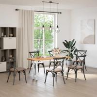 Console tafelpoten 2 st 28x(72-73) cm staal wit - thumbnail