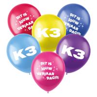 Folat BV K3 ballonnen, 6st. - thumbnail