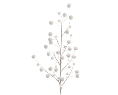 Sneeuwspray pes l2b55h10 cm wit kerst Decoris - Decoris