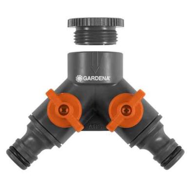 Gardena 2-Weg Waterverdeler 21mm/26,5mm Gardena 2-Weg Waterverdeler 21mm/26,5mm
