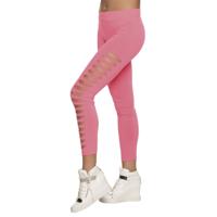 Legging Met Scheuren Neon Roze - thumbnail