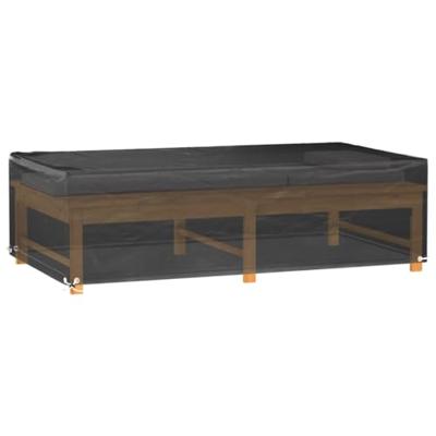 Tuinmeubelhoes met 8 oogjes rechthoekig 125x70x35 cm