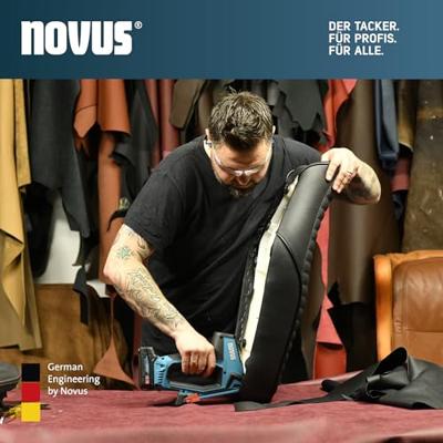 Novus Tools J-550 031-0373 Accunietpistool Type niet Type 37, Type 53 Lengte nieten 6 - 14 mm Zonder accu, Zonder lader