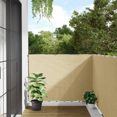 Tuinscherm 1000x120 cm PVC crmekleurig Tuinscherm 1000x120 cm PVC crmekleurig