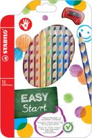 STABILO EASYstart kleurpotlood, rechtshandig, etui van 12 stuks, assorti - thumbnail