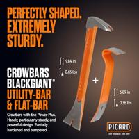 Picard BlackGiant® 2-delige koevoetset plat/smalle klauw - 0004699-111 - thumbnail