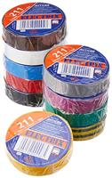 Adam Hall 580813RNB10 Isolatietape-set 10-kleurig (l x b) 10 m x 15 mm 10 stuk(s) - thumbnail