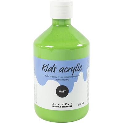Creativ Company Acrylverf mat, lichtgroen, 500 ml/ 1 fles