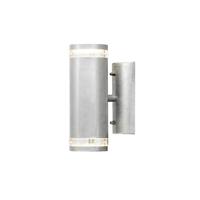 KonstSmide WandspotModena Up - Down 2-lichts 23cm zinkgrijs - 7512-320 - thumbnail