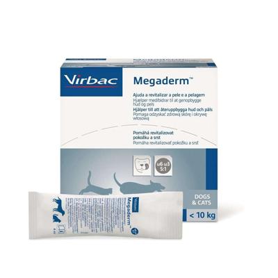 VIRBAC Megaderm vetzuren die huid en vacht versterken - supplementen voor honden en katten - 28x4ml