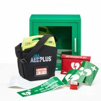 ZOLL AED Plus lease -Volautomaat-Met groene binnenkast (+2,75)-Ja (+ 10,00) - thumbnail
