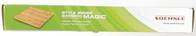 Soehnle 63880 style sense bamboo magic digitale personenweegschaal - thumbnail